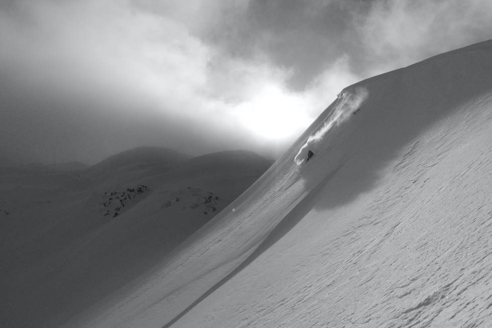 Laust på Vatnahalsen. Foto: Johan Wildhagen Vatnahalsen, High Camp