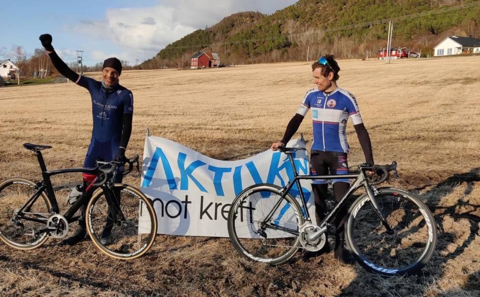 POPULÆR UTFORDRING: Everesting er en populær utfordring for syklister på alle nivå. Her har Jon Breivold akkurat satt ny Norgesrekord. Foto: Gudmund Toverud Høglund jon-breivold-everesting-norgesrekord