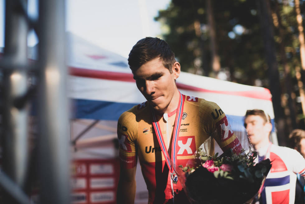 SURT: Andreplassen fra årets NM opplevdes usannsynlig bittert for Iversby Hvideberg. Foto: Henrik Alpers. jonas iversby hvideberg