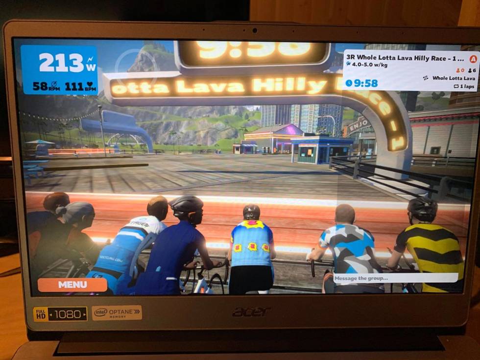 DIGITALT: For tiden er Zwift eneste konkurransearena for Jonas Iversby Hvideberg Jonas Iversby Hvideberg leder NCF Spring Cup sammenlag