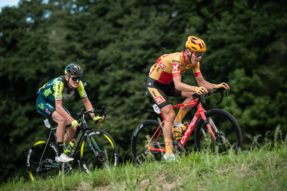 SISTE SESONGEN I UNO-X: 2021 blir Jonas Iversby Hvideberg siste sesong som Uno-X-rytter. I hvert fall foreløpig. Foto: Cor Vos jonas iversby hvideberg, uno-x pro cycling, team dsm