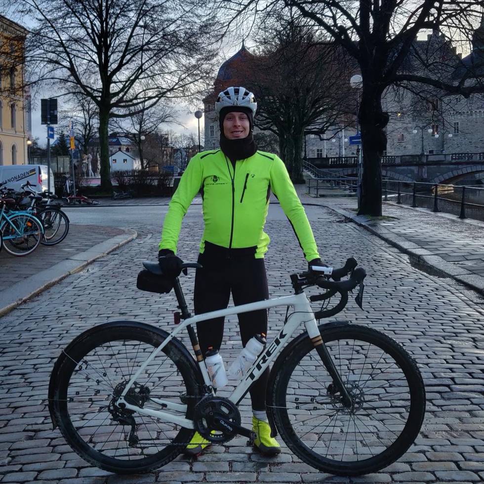 LEDER: Jonas Orset var lagets kaptein og hadde ansvaret for at alle skulle komme frem i god behold. Foto: Joakim Birkeland. LEDER: Jonas Orset var lagets kaptein og hadde ansvaret for at alle skulle komme frem i god behold. Foto: Joakim Birkeland.