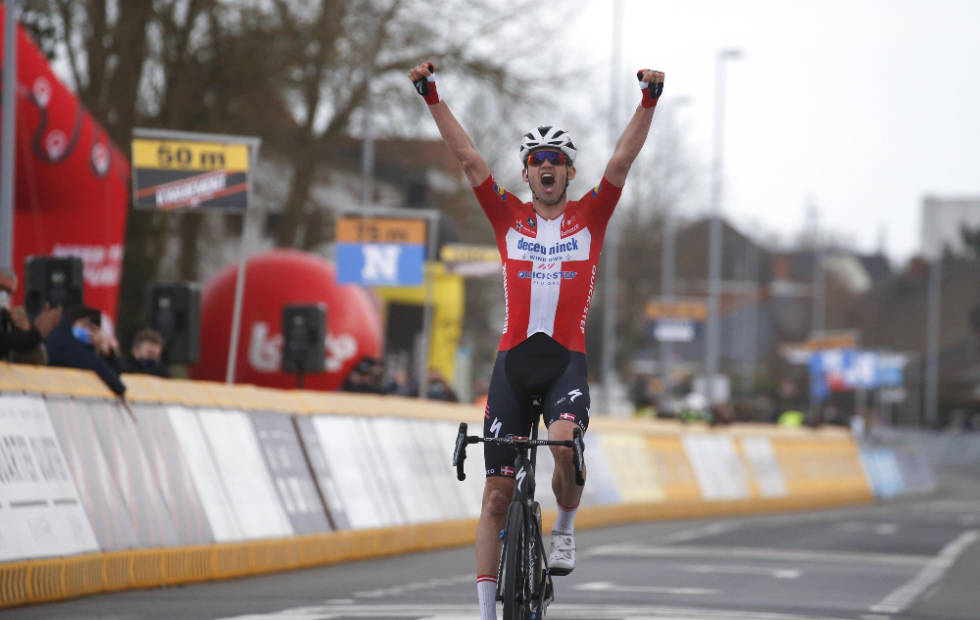 VANT: Kasper Asgreen tok en stor seier i E3. Foto: Cor Vos kasper asgreen e3 saxo bank classic