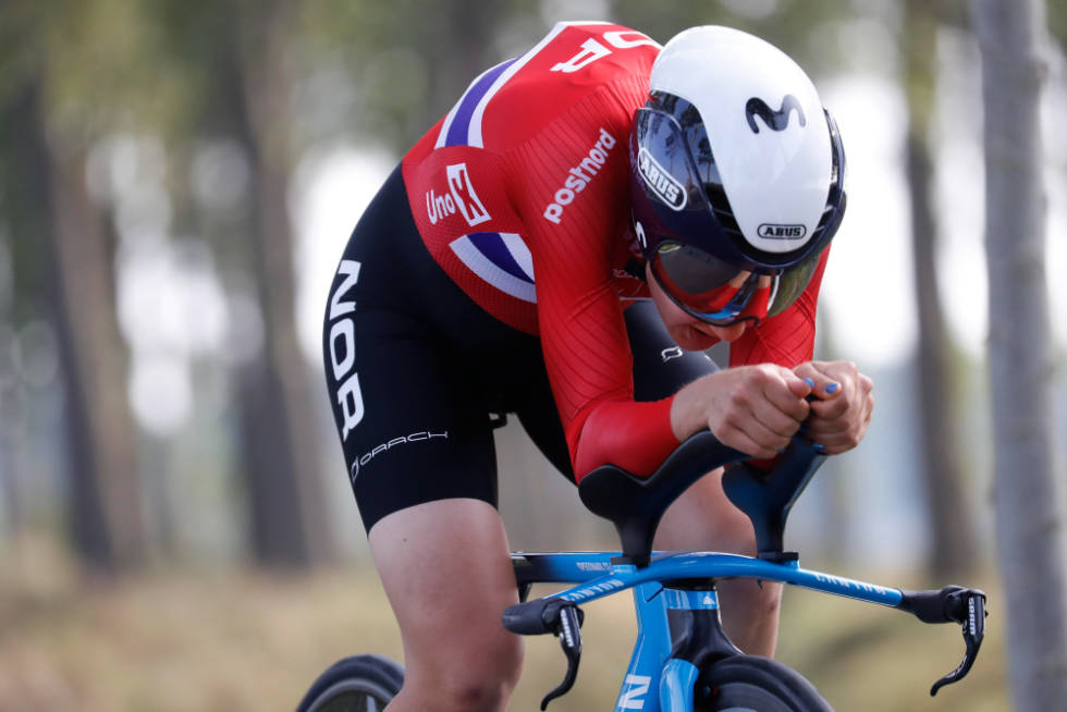 ENESTE NORSKE: Katrine Aalerud. Foto: Cor Vos katrine aalerud, vm i flandern, tempo