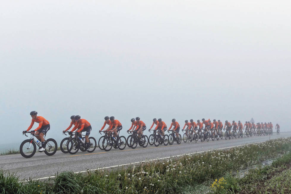 RAMMES HARDT: Hele laget til Team Kjekkas bruker det som fra 14. april vil være ulovlige hjul. Foto: Ola Morken. Team Kjekkas