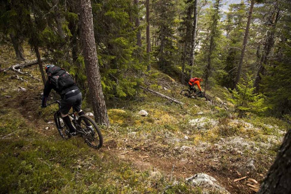 HEFTIG: Nesbyen Trail Camp er kjent for tidlig vår og heftige stier. Foto: Thomas B. Svendsen Nesbyen Trail Camp
