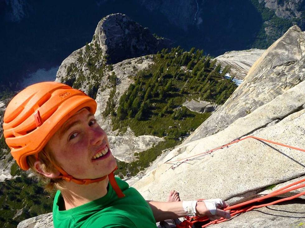 Yosemite: Martin Skaar Olslund på El Capitan. Foto: Martin Skaar Olslund Klatretrening-Buldring-4