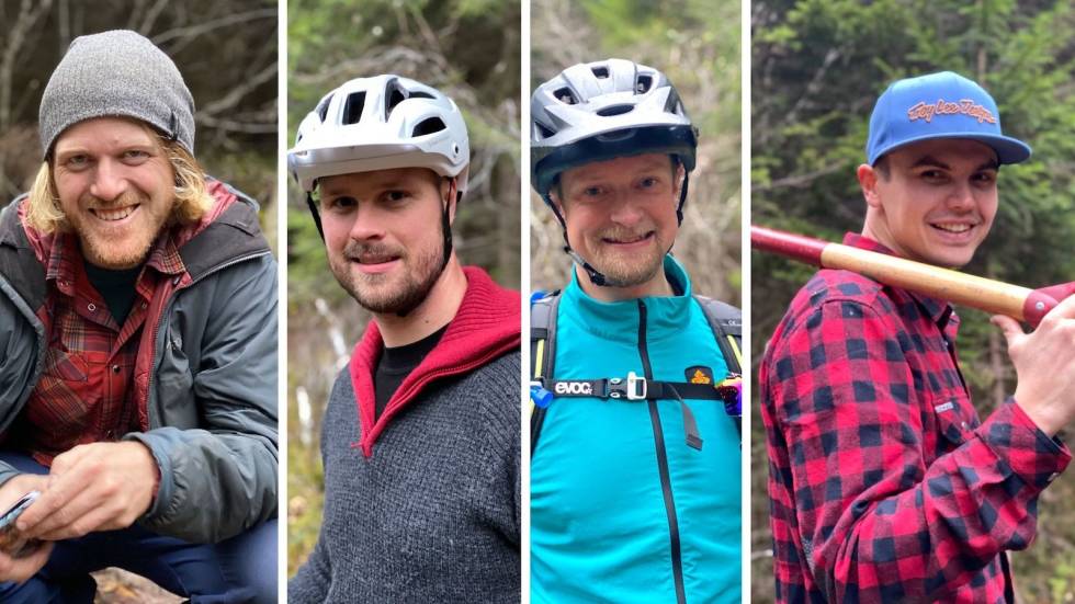 Årdal grovsyklarlaug: (fra venstre) Kristian Larsen, Erlend Ese, Lars Kristian Fauske og Eirik André Robertsen. Foto: Synne Asheim Haga Årdal grovsyklarlaug