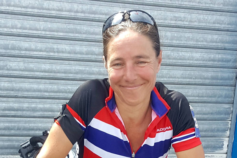 LEDER: Kristin Falck leder Zwift-norgescupen overlegent og ligger på andreplass i Kalas Cup totalt. Foto: Espen Kommisar Fossheim Kristin Falck leder Zwift Kalas Cup