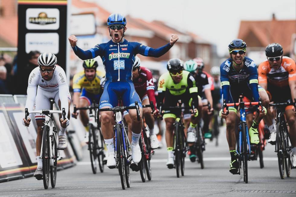SOLID: Kristoffer Halvorsen vinner Handzame Classic 2017. Foto: Cor Vos. kristoffer-halvorsen-1
