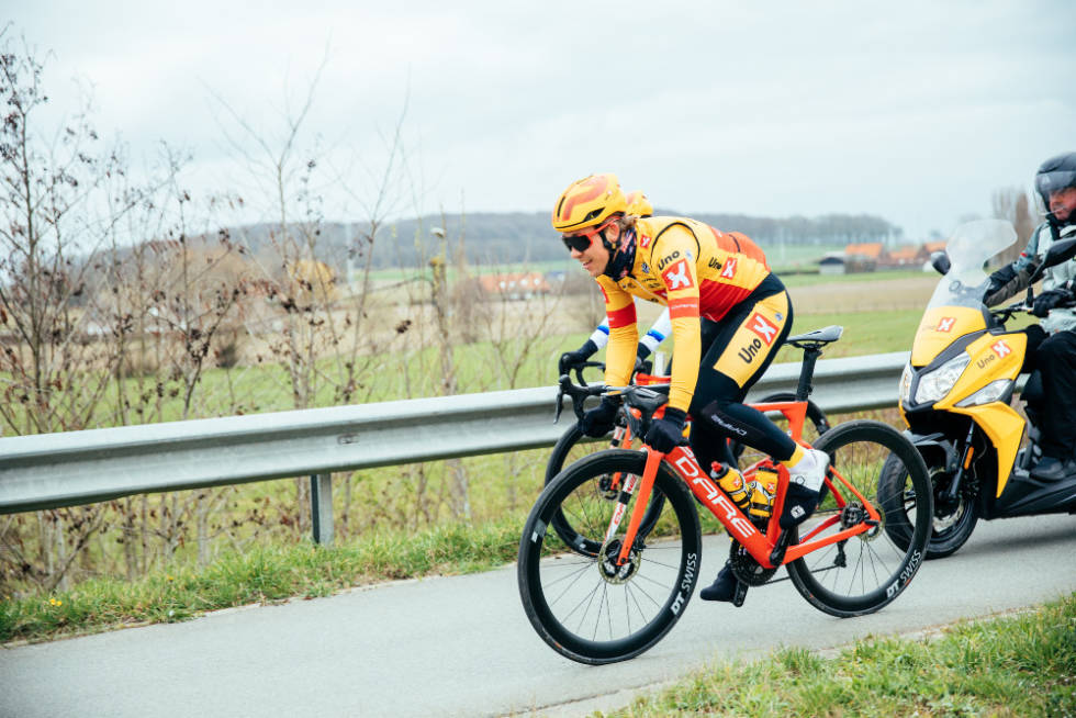 SITTER DEN ONSDAG?: Kristoffer Halvorsen håper å kjempe om seieren i De Panne onsdag. Foto: Wordup Projects kristoffer halvorsen uno-x de panne kurt asle arvesen
