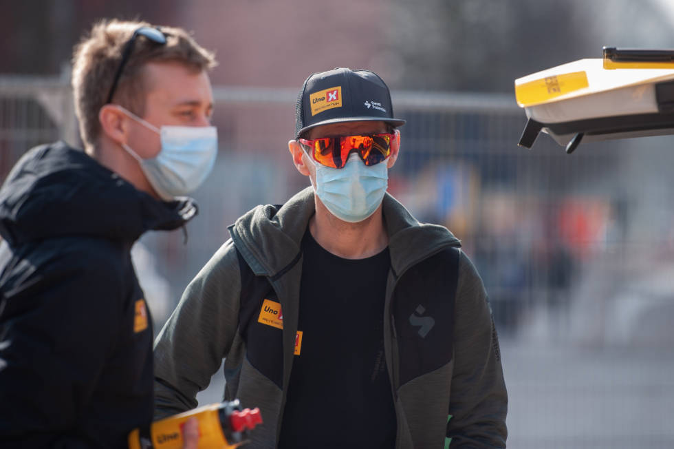 STYRER SHOWET: Sammen med Arne Gunnar Ensrud er Kurt Asle Arvesen sportsdirektør for Uno-X i E3. Foto: Mario Stiehl kurt asle arvesen uno-x e3 saxo bank classic