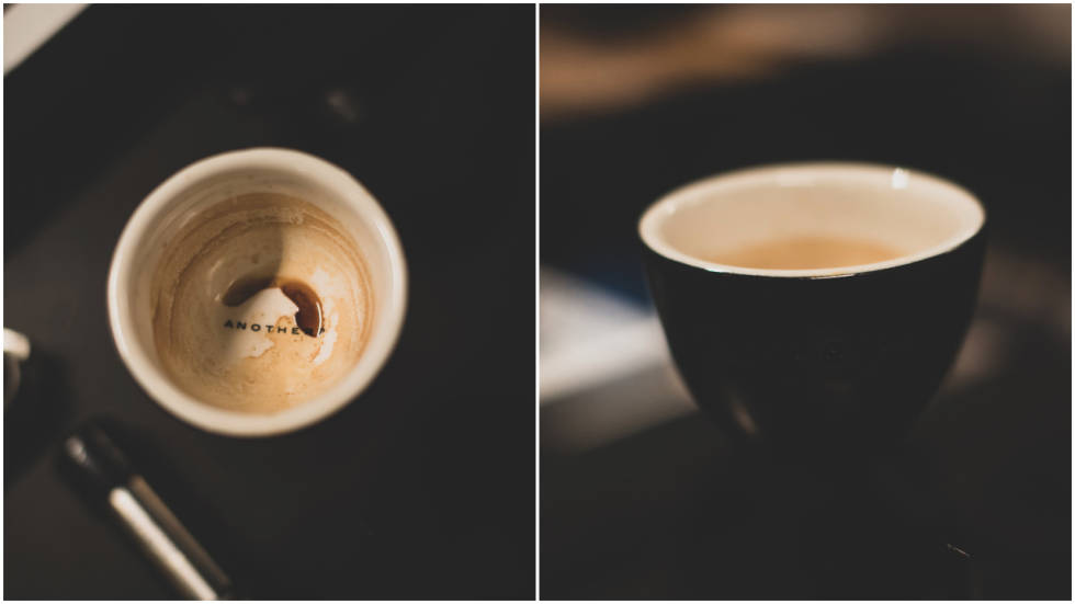 I BUTIKKEN: Det blir ingen kaffeservering på Tøyen. Det som serveres får du i butikken. Foto: Henrik Alpers. la-fabrica
