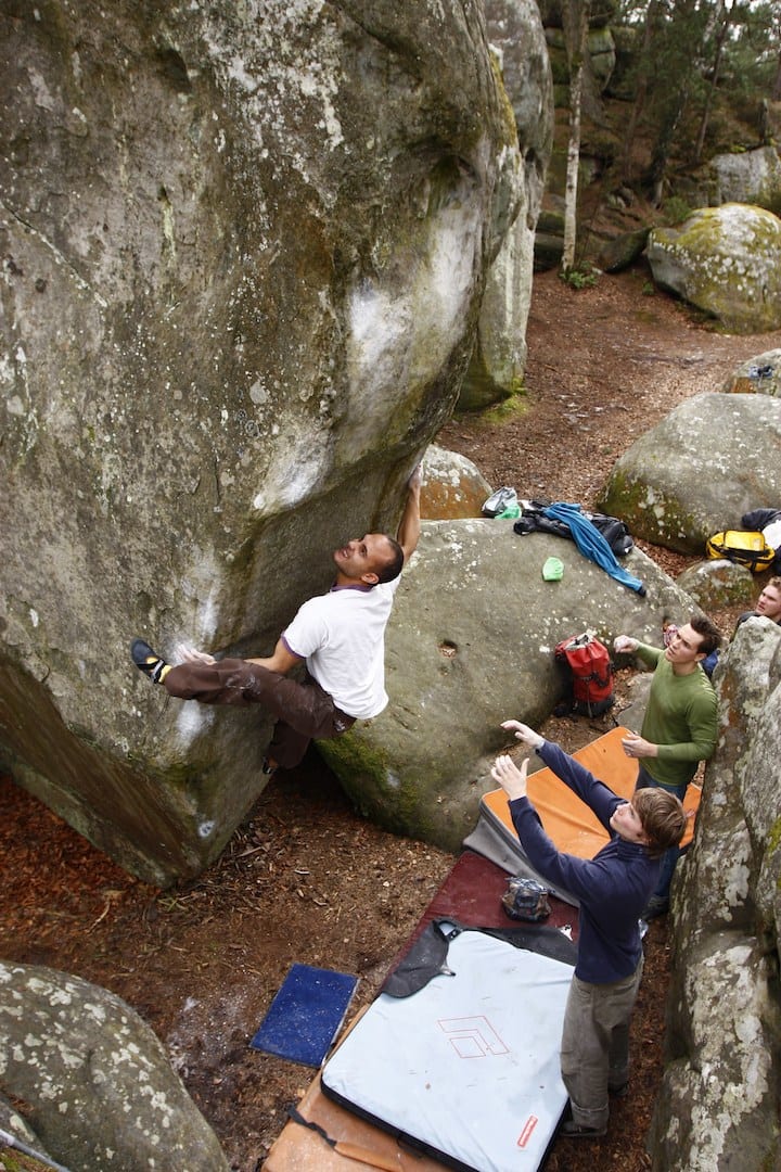Jan Fredrik Prytz på Lady Big Claques (7A+) på Buthiers i Font. Foto: Dag Hagen Jan Fredrik Prytz på Lady Big Claques (7A+) på Buthiers i Font. Foto: Dag Hagen