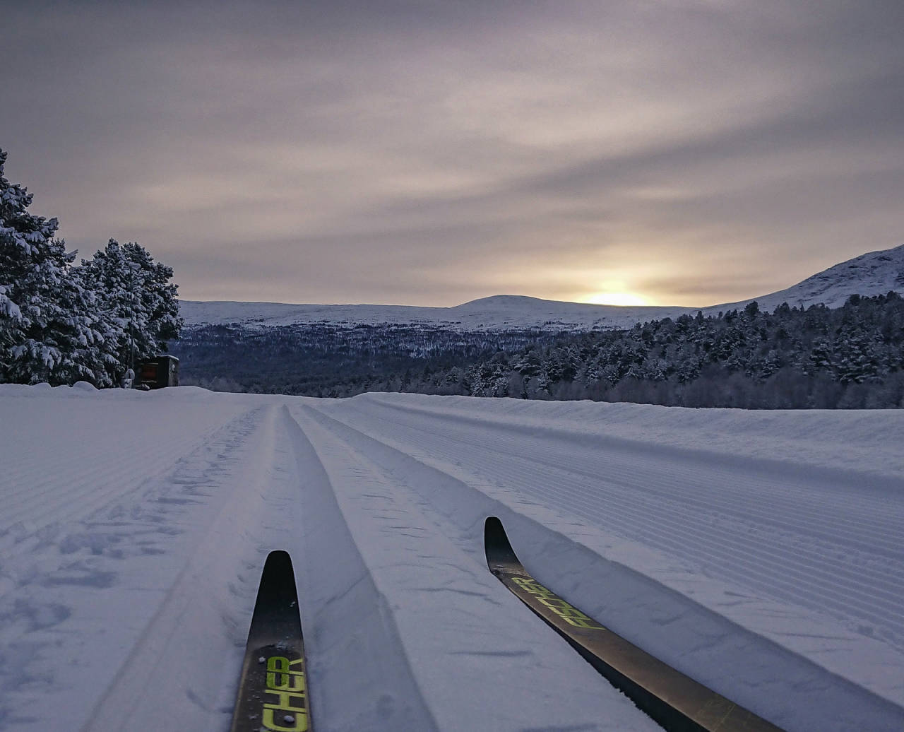 SYGARDSLØYPA: Spor av desember. Foto: Matti Bernitz Pedersen langrenn på bjorli_ sygardsløypa