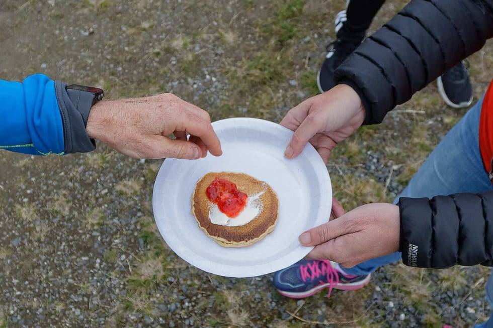 LAPPESTASJON: I Offroad Valdres tilbys service på flere stasjoner underveis i både Helvegs og Halvvegs, som her på lappestasjonen. Foto: Ola Morken Lappestasjon Offroad Valdres