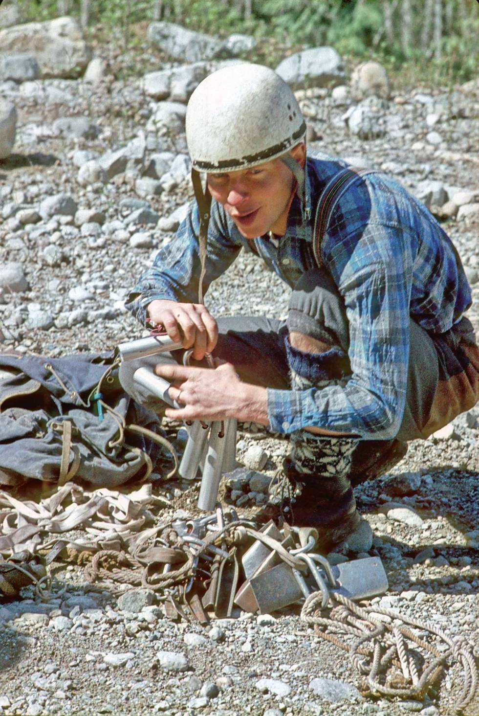 Klar: Leif racker opp før ruta Pipeline. Foto: Glenn Woodsworth Leif-Norman-Patterson-4