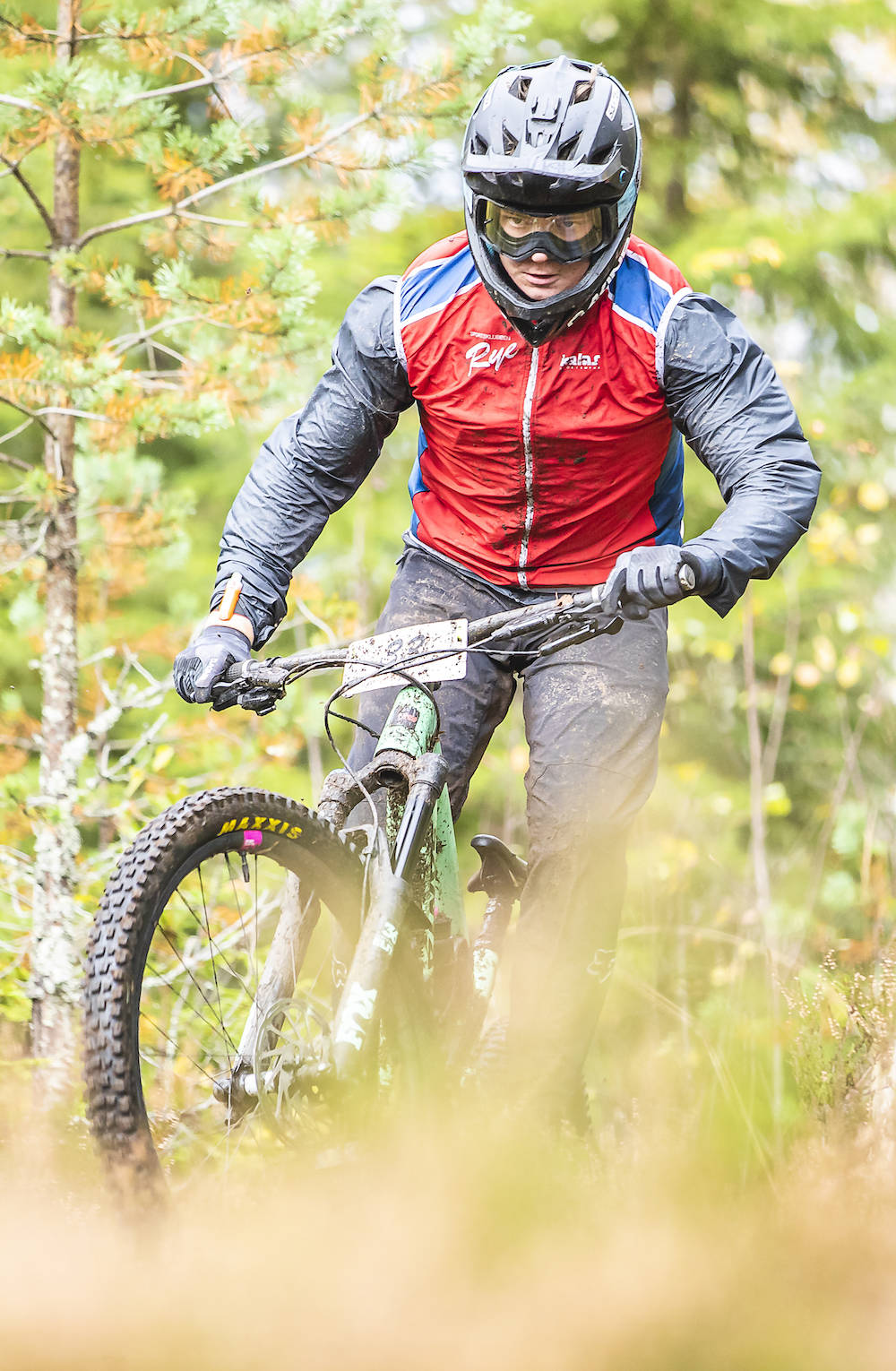 Leo Solland kom på andreplass i sesongfinalen Ringerike Enduro.Foto: Pål Westgaard