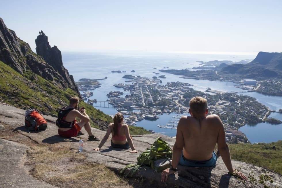 LOFOTEN: Mange ønsker å oppleve turmulighetene i Lofoten. Foto: Marte Stensland Jørgensen Lofoten sommerferie