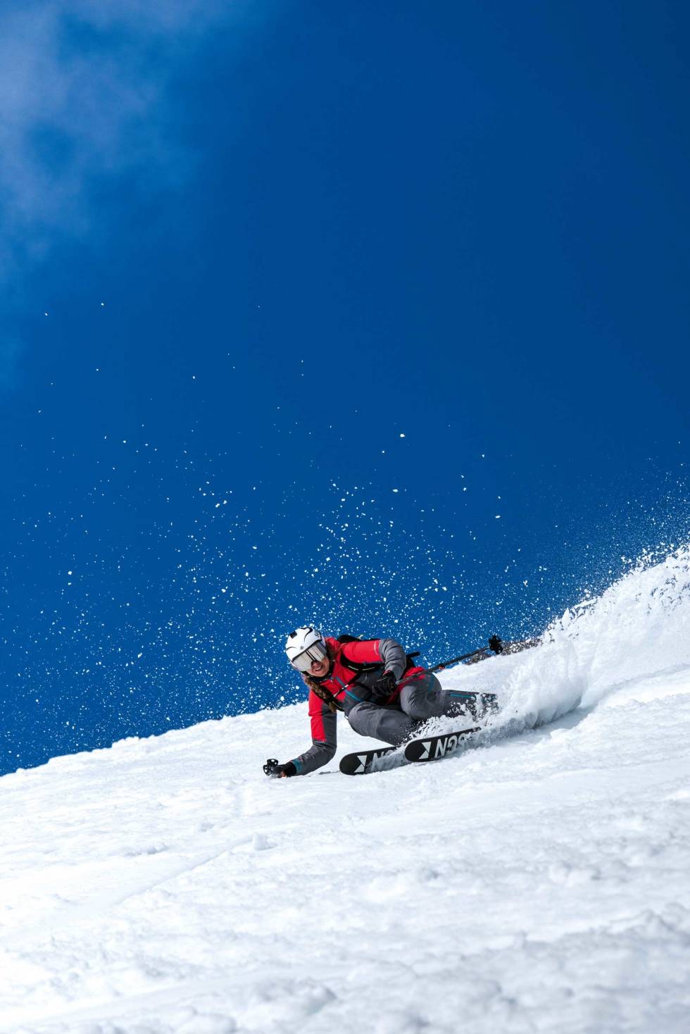 DRØMMEFØRE: Når det er sløsj og påskeføre er Oppdal Marits favoritt. Bilde: Martin Innerdal Dalen Marit-Rolvsjord-4