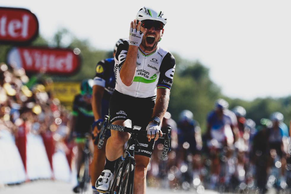 ØRKENVANDRING: Det er fem år siden sist Mark Cavendish vant en etappeseier i Tour de France. Foto: Cor Vos. Mark-Cavendish-1
