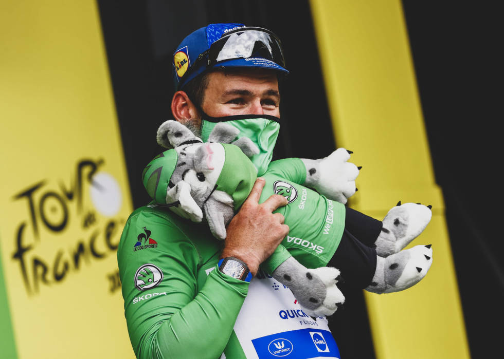 GAMMEL KJENNING: Mark Cavendish tok over den grønne trøya i Tour de France etter dagens etappeseier. Foto: Cor Vos. Mark-Cavendish-3