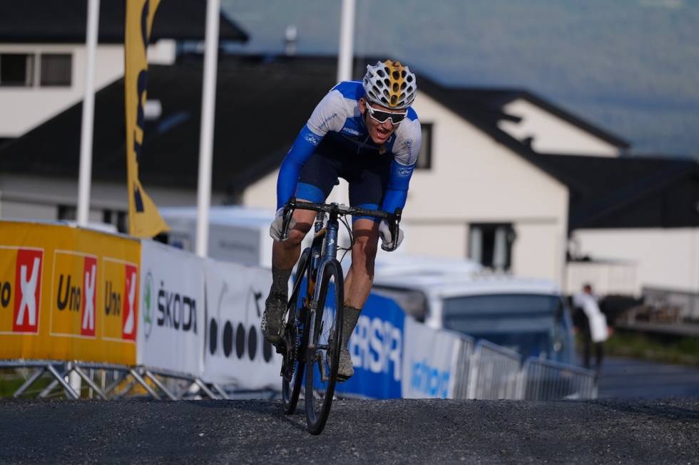 LEDER: Mathias Skretteberg leder NCF Spring Cup etter tre av seks ritt. Foto: Mikkel Skretteberg Mathias Skretteberg leder NCF Spring Cup etter tre av seks ritt