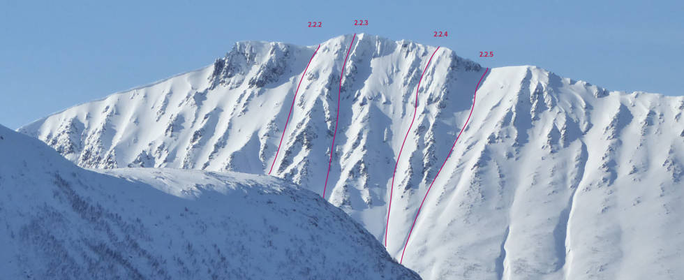 Foto: Håvard Skomedal Torvanger Middagstinden-Kvæfjord-Sortland-med-rute-2