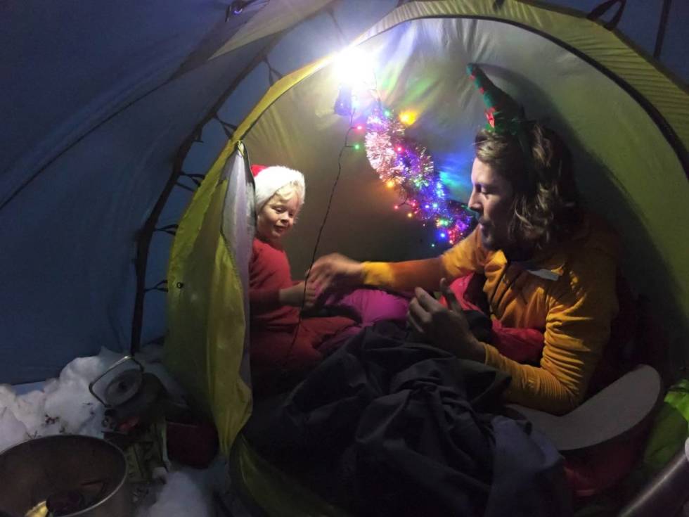 MINA OG MEG: Fra en 24-dagers adventstur i 2018. Foto: Privat mina og meg