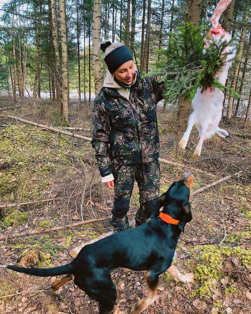 @moaeri: Fin avslutning på denne jaktsesongen #harejakt moaeri