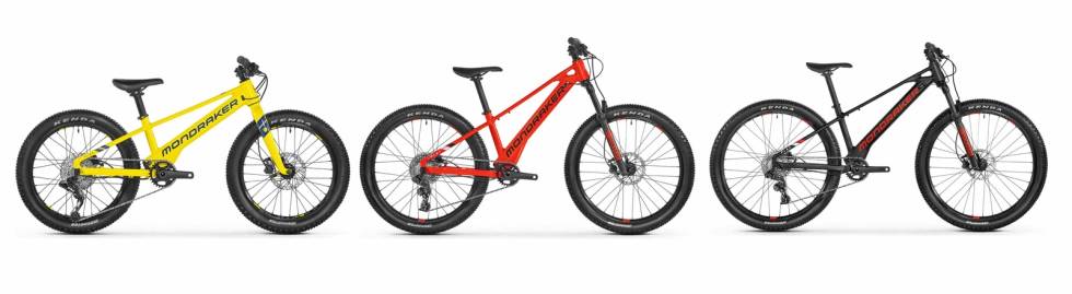 3X: Mondraker Play kommer med både 20, 24 og 26-tommer hjul. mondraker elsykkel barn
