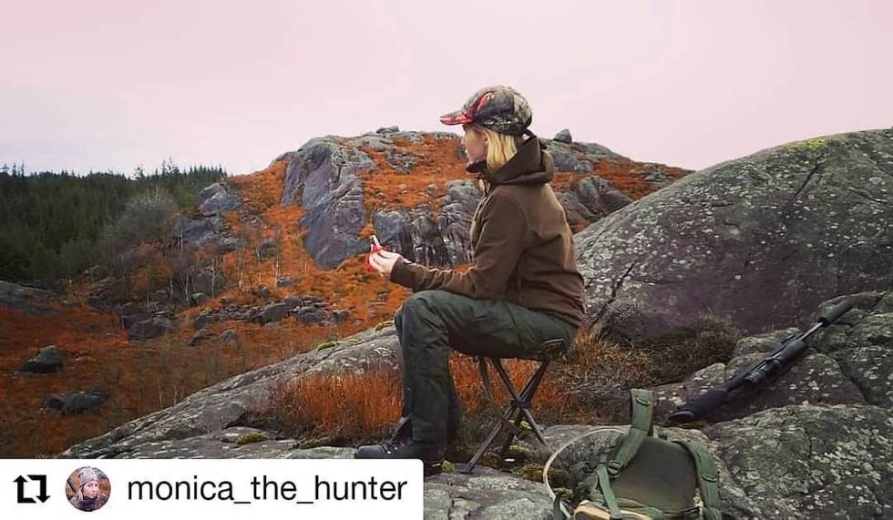 @monica_the_hunter: Ualand, Rogaland, Norway: Et pust i bakken. Alltid en liten snacks med for å fylle på med energi! monica_the_hunter