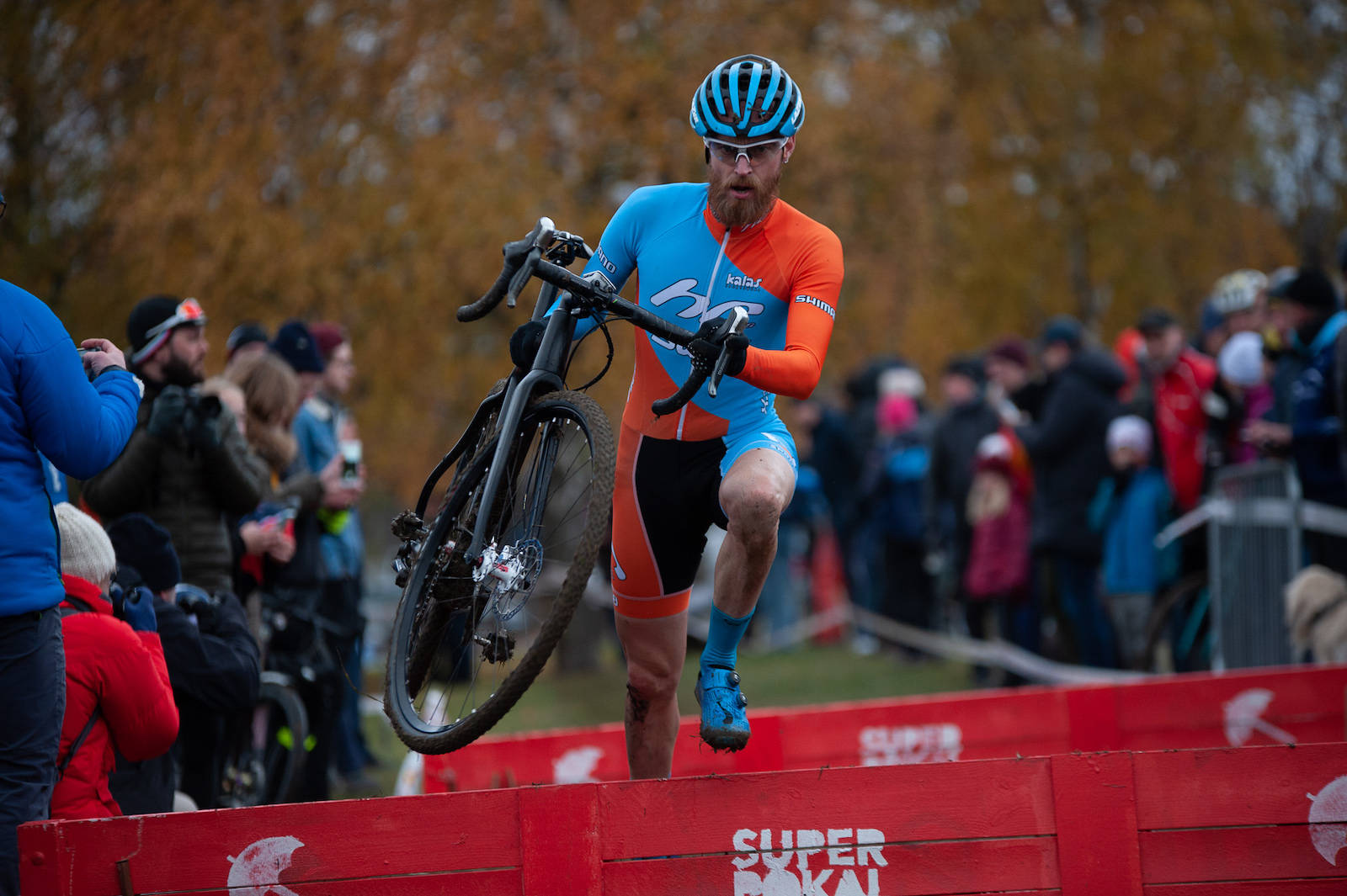 BERGET ÆREN: Morten Vaeng er sjeleglad for å snike seg inn blant de topp ti. Den eveigunge 45-åringen lider av egenerklært mastervegring. Foto: Audun Morgestad Superpokal Voldsløkka 2019 i bilder 17