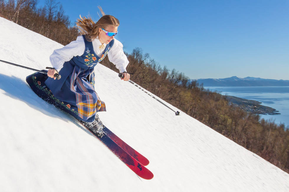 KONFIRMERT: Siri af Ekenstam i aksjon i Narvik. Foto: Jan-Arne Pettersen Narvik