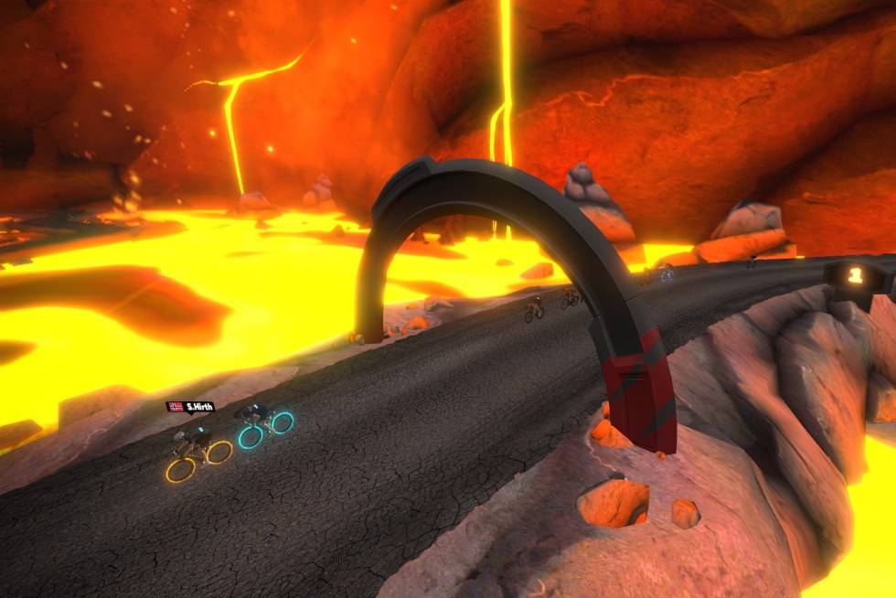 STERK: Sindre Hirth utmerket seg på flere av vårens Zwift-cuper. Sindre Hirth Zwift