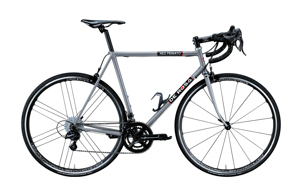 KLASSISK: De Rosa Neo Primato har klassiske linjer, produsert i Italia. NEO_PRIMATO_GREY_969X623