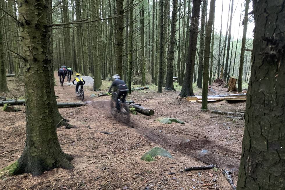 SLIPPER Å STENGE: En ny avtale gjør at det fortsatt vil være mulig å sykle i Njå Bike Park. Foto: Terrengavdelingen Njå Bike Park