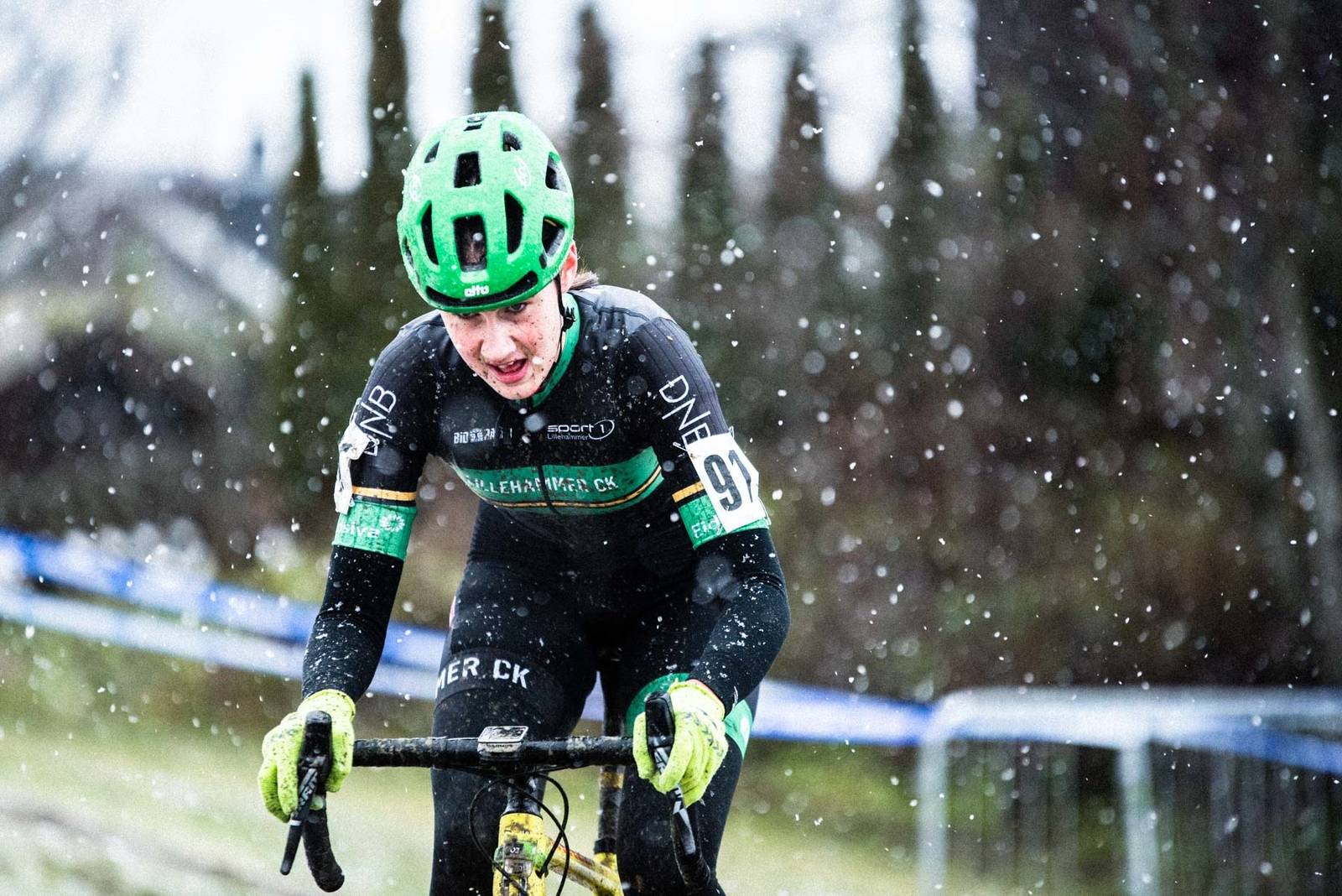 BESTE JUNIOR: Hedda Brenningen Bjørklund tok gull i juniorklassen. nm-cyclocross-kvinner-4