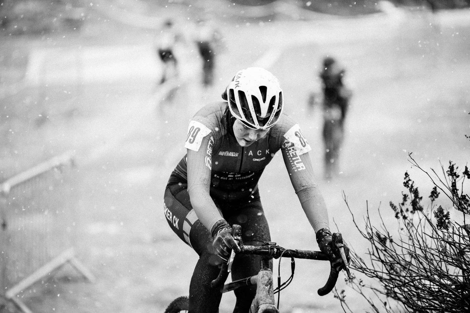 JUNIOR: Tora Bjørndal Ottestad ble nummer to i juniorklassen. nm-cyclocross-kvinner-7