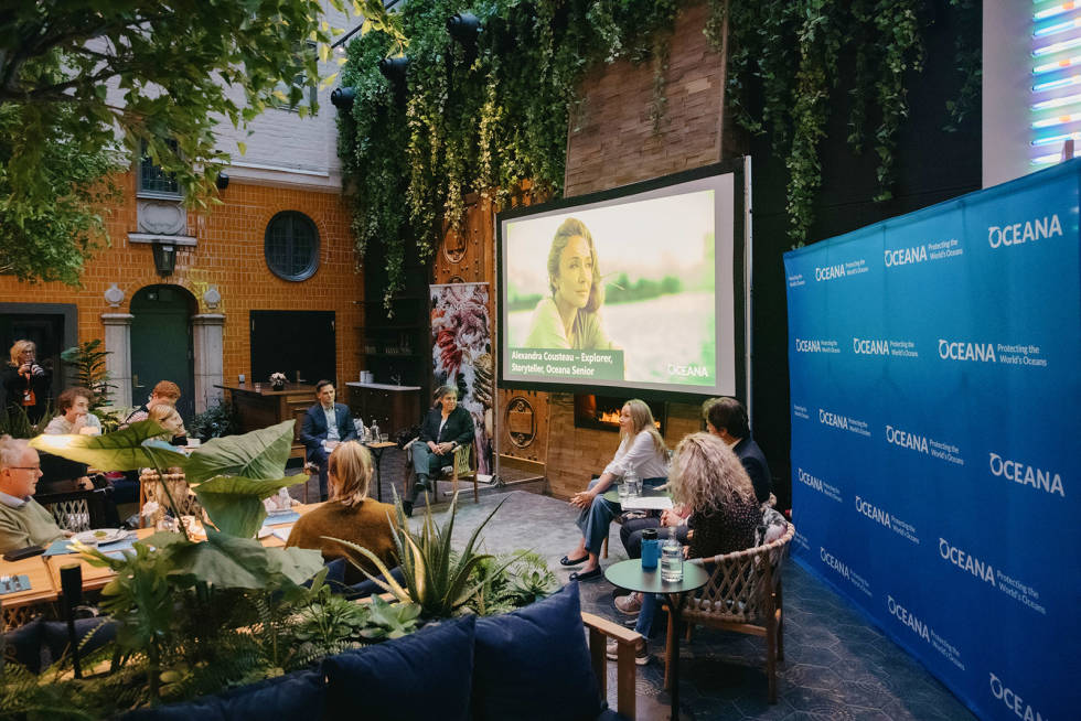 Alexandra Cousteau oppfordrer til ikke bare å konservere havområder, men å gjenoppbygge livet i havet. Foto: Ilja C. Hendel / Oceana Alexandra Cousteau oppfordrer til ikke bare å konservere havområder, men å gjenoppbygge livet i havet. Foto: Ilja C. Hendel / Oceana