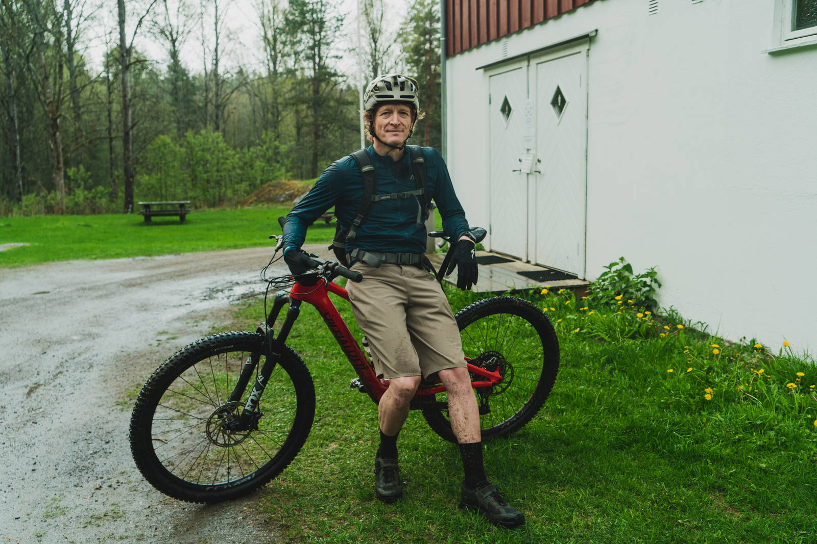 HELT DER OPPE: Øyvind Aas tør å sammenlikne Østmarka med hvor som helst i hele verden når det kommer til stisykling. Bilde: Christian Nerdrum Øyvind Aas tør å sammenlikne Østmarka med hvor som helst i hele verden når det kommer til stisykling. Bilde: Christian Nerdrum