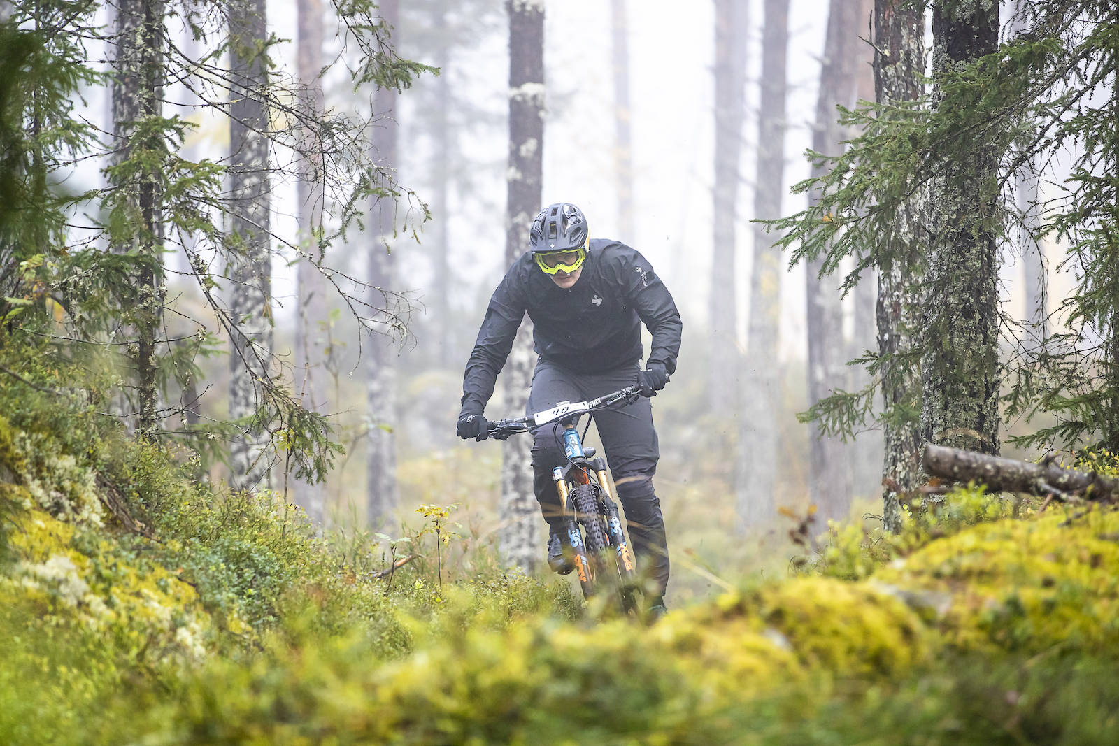 Ola Jåvold Landmark vant Østafjellsserien sammenlagt, men ble nummer fire i Ringerike Enduro. Foto: Pål Westgaard