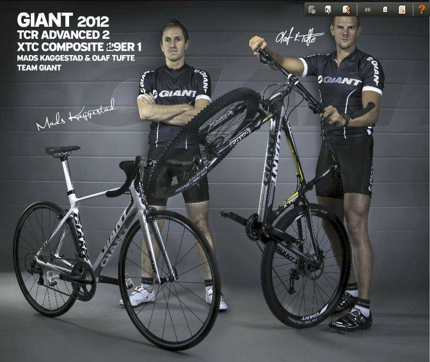 I ALLE DAGER: En håret proffsyklist og en roer var kanskje ikke gulloppskriften for Giant, men de gjorde det nå likevel. Foto: Horten sykkelsport. olaf tufte giant sykler hår på bena