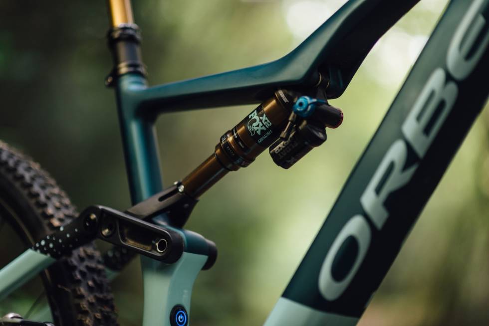 UTEN STAG: Orbea Rise har ikke noe stag langs med demperen slik vi ser på Orbea Rallon og Orbea Occam. Orbea rise