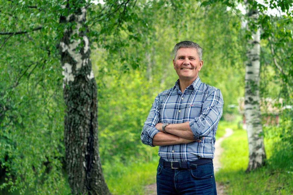 ALFA-SUKSESS: Administrerende direktør Pål Olimb gleder seg over grønne tall. Foto: Max Emanuelson pål Olimb administrerende direktør i alfa