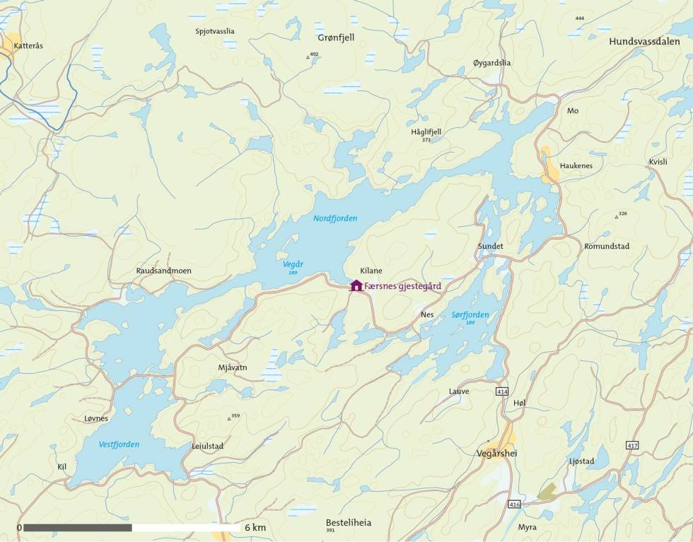 Padletur-Vegår-Kart