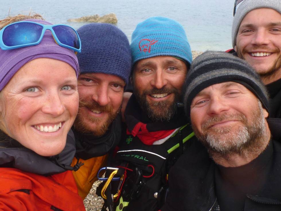 Gjengen: God steming i laget er det viktigaste av alt. Padling-Nordaustlandet-8