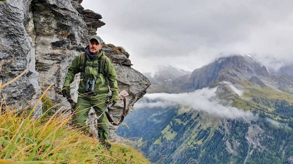 Heftig høyde: Melkesyren blir merkbar i leggene når to tusen høydemeter blir passert. Paraglider-jakt-Alpejakt-8