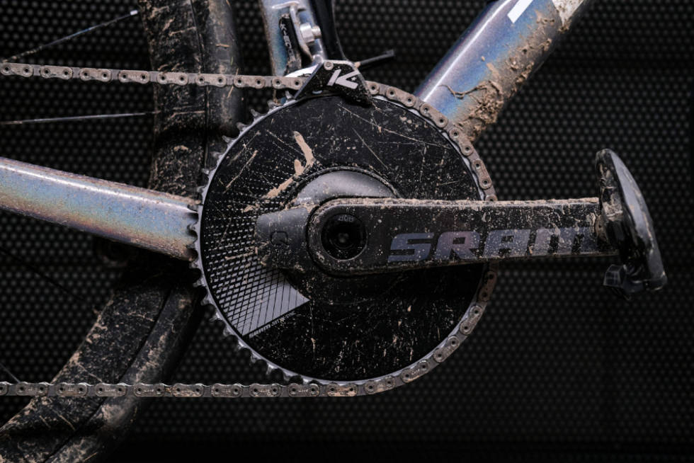ETT DREV: Deignan og Trek-Segafredo-laget syklet på 1x fra Sram. Foto: Trek paris-roubaix, lizzie deignans trek domane slr (5)