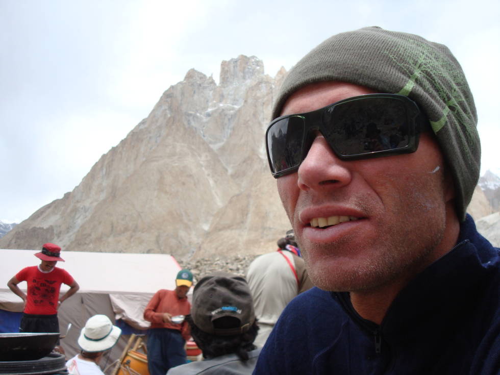 Øystein Stangeland på K2-ekspedisjonen i 2008. Foto: Lars Nessa Picture 297